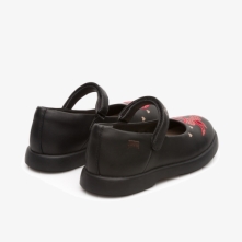 Camper Twins Kids Ballerinas US-24734 Black / Red Black Friday Sale